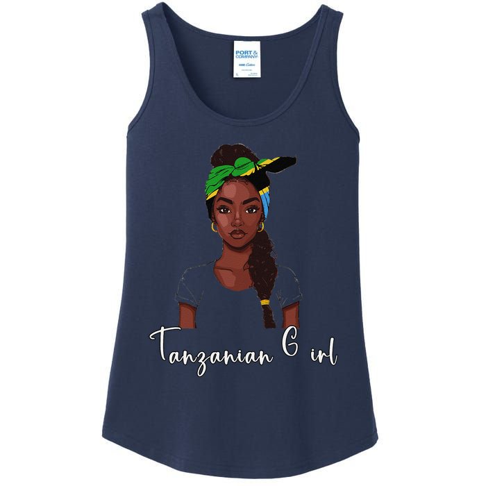 Tanzanian Flag Souvenirs Products Woman Tanzania Ladies Essential Tank