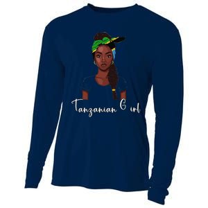 Tanzanian Flag Souvenirs Products Woman Tanzania Cooling Performance Long Sleeve Crew