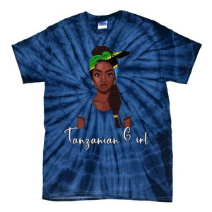 Tanzanian Flag Souvenirs Products Woman Tanzania Tie-Dye T-Shirt