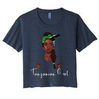 Tanzanian Flag Souvenirs Products Woman Tanzania Women's Crop Top Tee