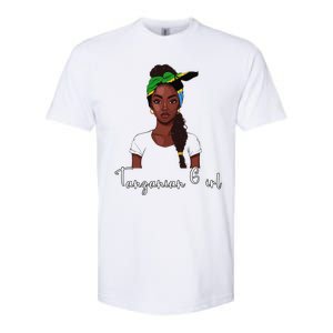 Tanzanian Flag Souvenirs Products Woman Tanzania Softstyle CVC T-Shirt