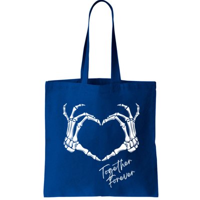 Together Forever Skeleton Heart Hands Gift Bag