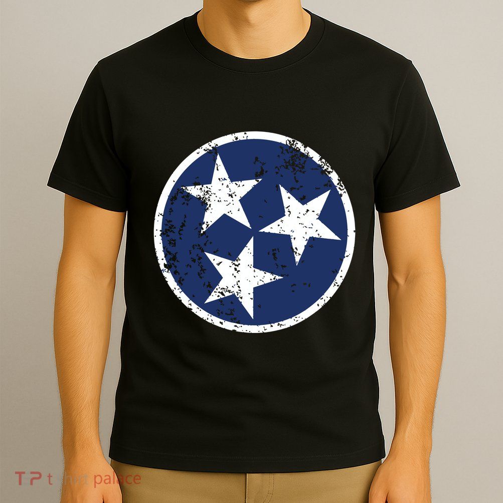 Tennessee Flag Star Logo Volunteer State Nashville T T-Shirt