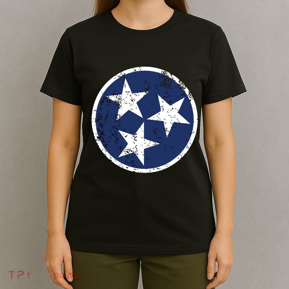 Tennessee Flag Star Logo Volunteer State Nashville T T-Shirt