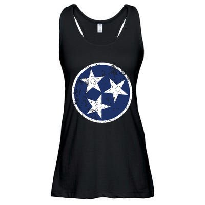 Tennessee Flag Star Logo Volunteer State Nashville T Ladies Essential Flowy Tank