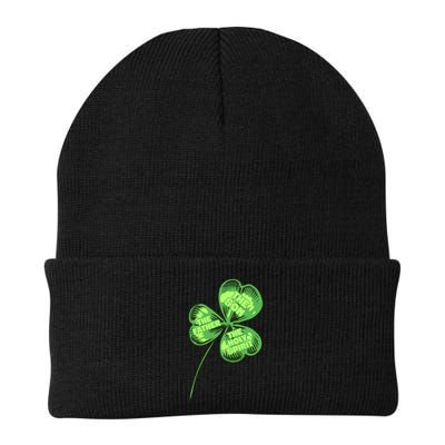 The Father Son Holy Spirit Shamrock St Patrick Day Gift Beanie