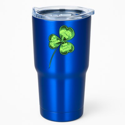 The Father Son Holy Spirit Shamrock St Patrick Day Gift Tumbler