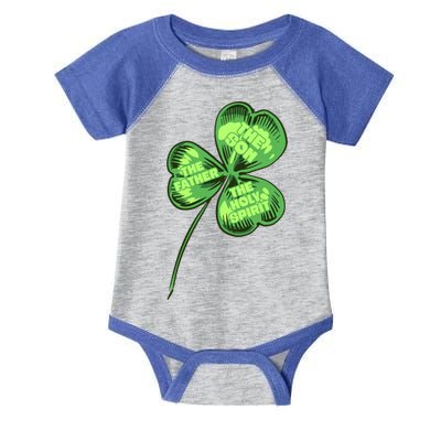 The Father Son Holy Spirit Shamrock St Patrick Day Gift Infant Baby Jersey Bodysuit