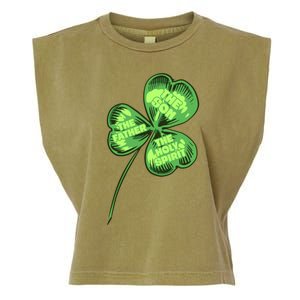 The Father Son Holy Spirit Shamrock St Patrick Day Gift Garment-Dyed Women's Muscle Tee