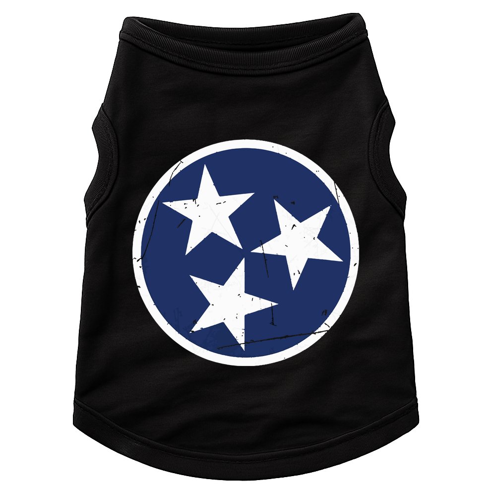 Tennessee Flag State Vintage Style Doggie Tank