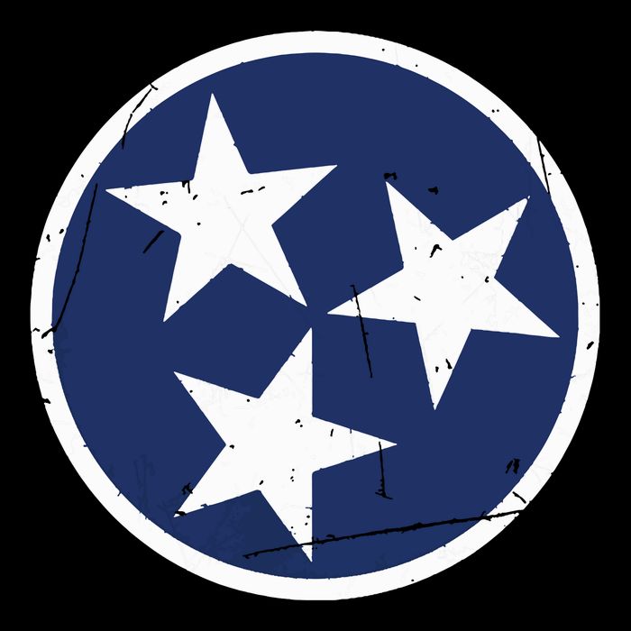 Tennessee Flag State Vintage Style Bucket Hat