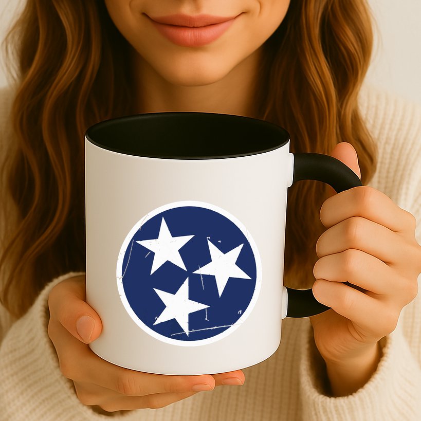 Tennessee Flag State Vintage Style Mug