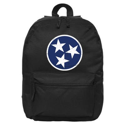 Tennessee Flag State Vintage Style 16 in Basic Backpack