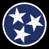 Tennessee Flag State Vintage Style Womens Tank Top