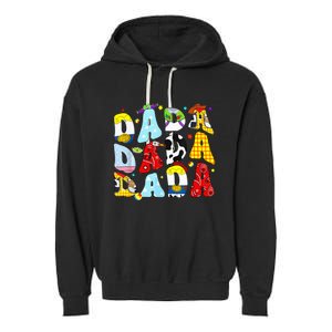 Toy Funny Story Dada Dad Fathers Day Garment-Dyed Fleece Hoodie