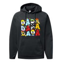 Toy Funny Story Dada Dad Fathers Day Performance Fleece Hoodie