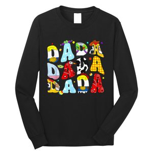 Toy Funny Story Dada Dad Fathers Day Long Sleeve Shirt