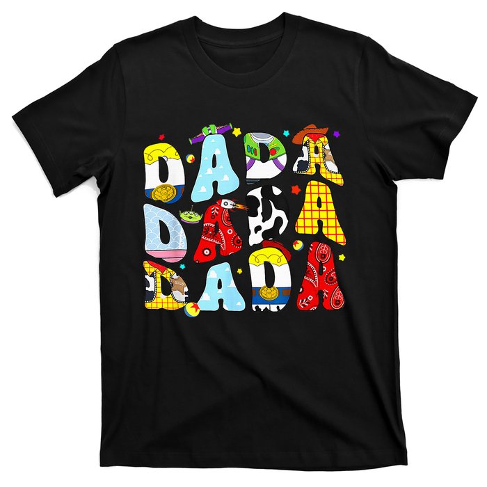 Toy Funny Story Dada Dad Fathers Day T-Shirt