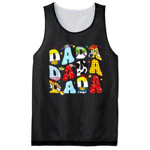 Toy Funny Story Dada Dad Fathers Day Mesh Reversible Basketball Jersey Tank