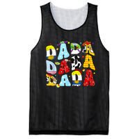 Toy Funny Story Dada Dad Fathers Day Mesh Reversible Basketball Jersey Tank