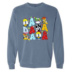 Toy Funny Story Dada Dad Fathers Day Garment-Dyed Sweatshirt