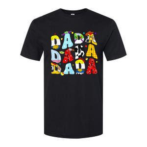 Toy Funny Story Dada Dad Fathers Day Softstyle CVC T-Shirt