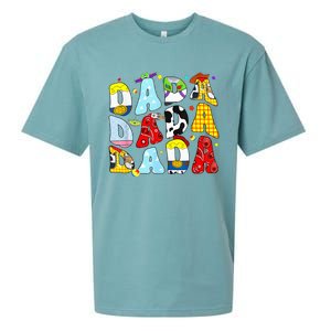 Toy Funny Story Dada Dad Fathers Day Sueded Cloud Jersey T-Shirt