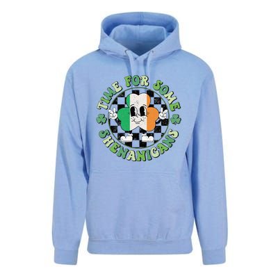 Time For Some Shenanigans Happy St Patricks Day Unisex Surf Hoodie