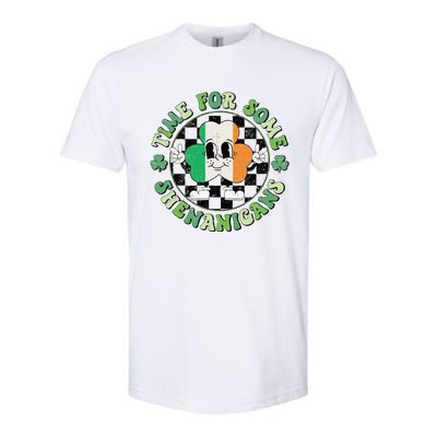 Time For Some Shenanigans Happy St Patricks Day Softstyle CVC T-Shirt