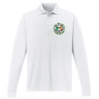 Time For Some Shenanigans Happy St Patricks Day Performance Long Sleeve Polo