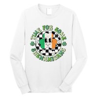 Time For Some Shenanigans Happy St Patricks Day Long Sleeve Shirt