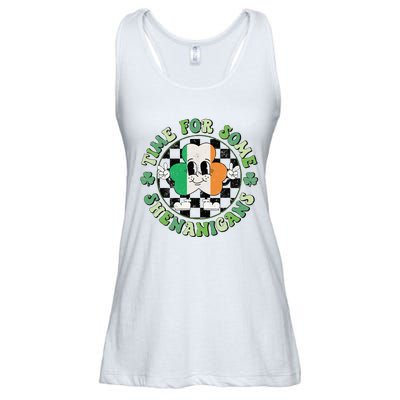 Time For Some Shenanigans Happy St Patricks Day Ladies Essential Flowy Tank