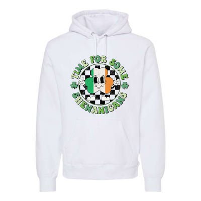 Time For Some Shenanigans Happy St Patricks Day Premium Hoodie