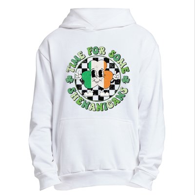 Time For Some Shenanigans Happy St Patricks Day Urban Pullover Hoodie