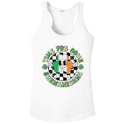 Time For Some Shenanigans Happy St Patricks Day Ladies PosiCharge Competitor Racerback Tank