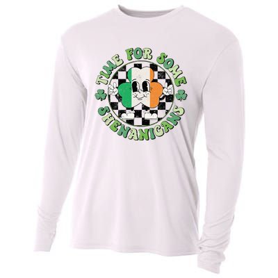 Time For Some Shenanigans Happy St Patricks Day Cooling Performance Long Sleeve Crew