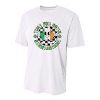 Time For Some Shenanigans Happy St Patricks Day Youth Performance Sprint T-Shirt