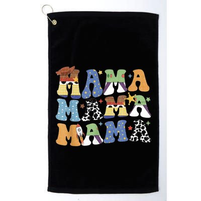 Toy Funny Story Mama Boy Mom Mothers Day Tee For Womens Golf Towel