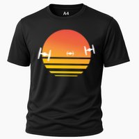 Tie Fighter Sunset Cooling Performance Crew T-Shirt