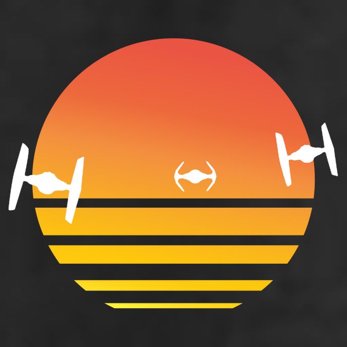 Tie Fighter Sunset Adult Drive Performance Visor
