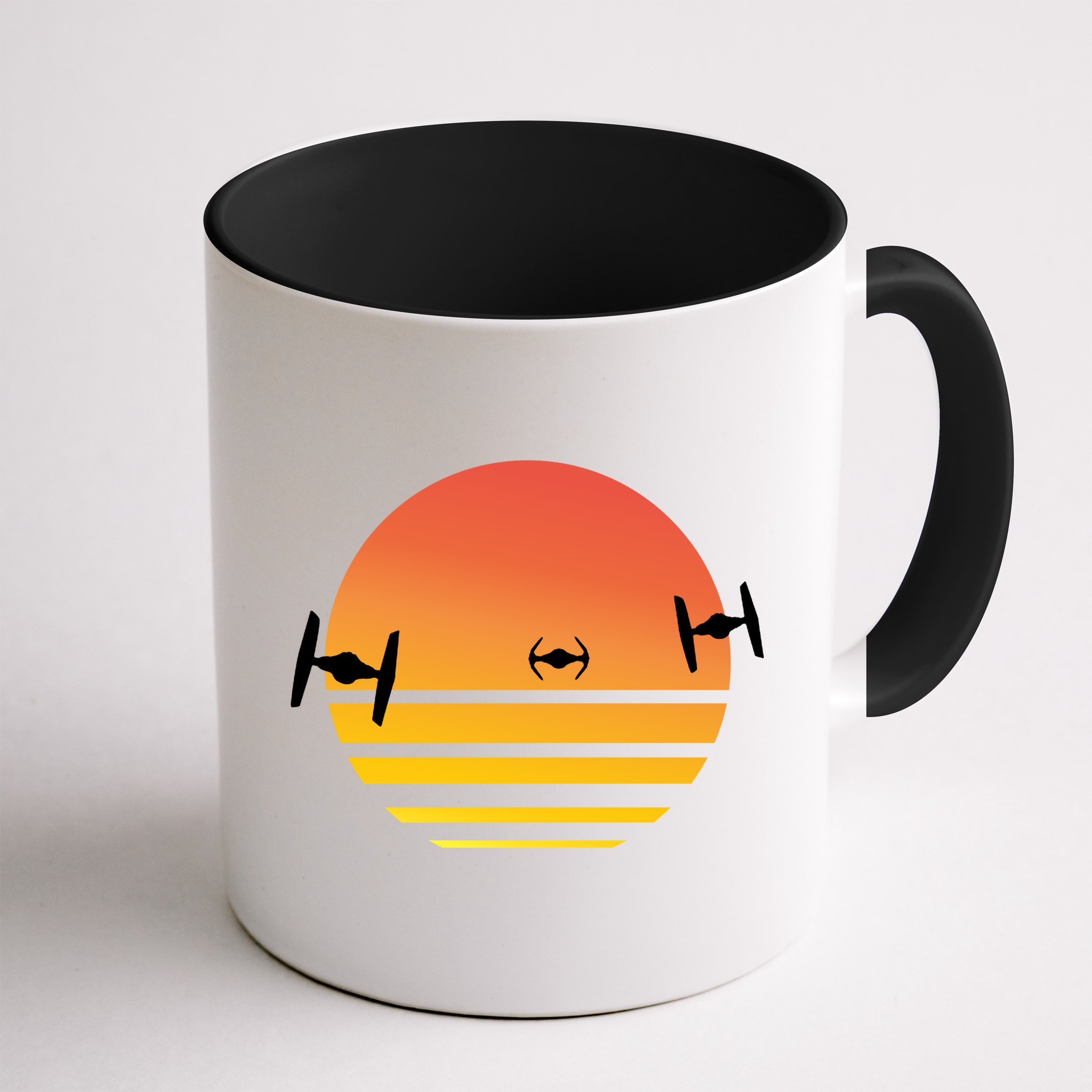 Tie Fighter Sunset Mug