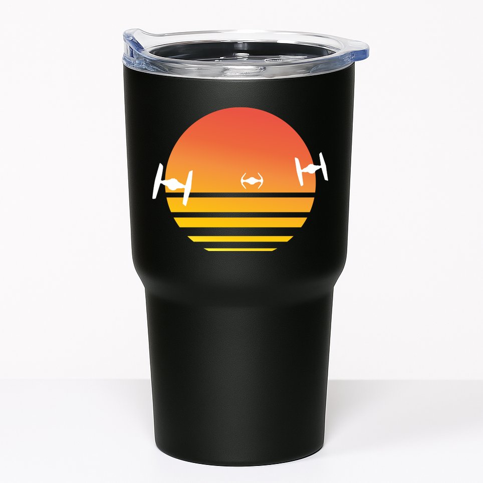 Tie Fighter Sunset Tumbler