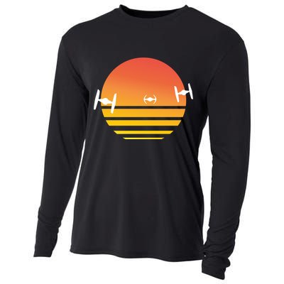 Tie Fighter Sunset Cooling Performance Long Sleeve Crew