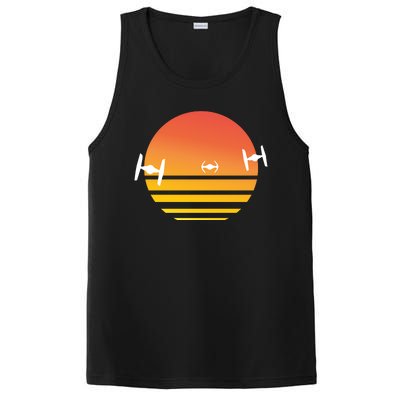 Tie Fighter Sunset PosiCharge Competitor Tank