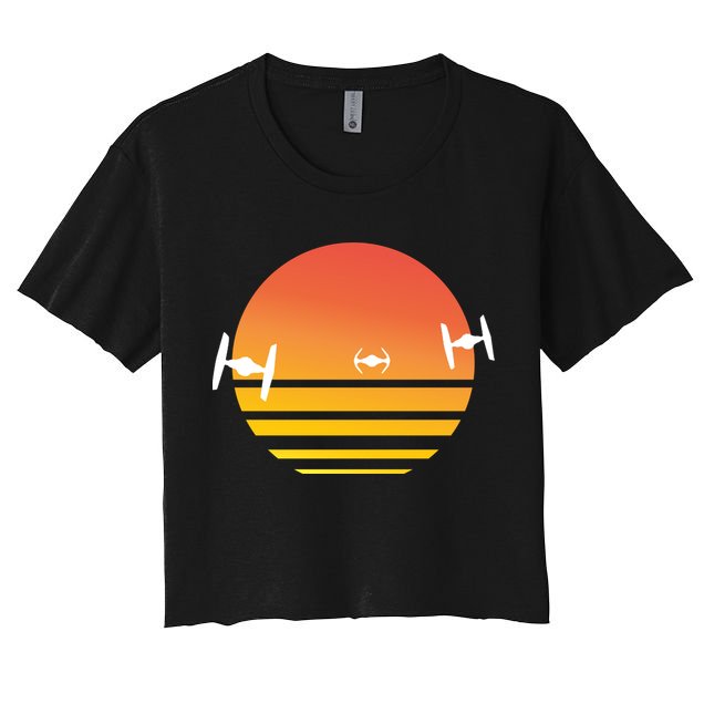 Tie Fighter Sunset Crop Top