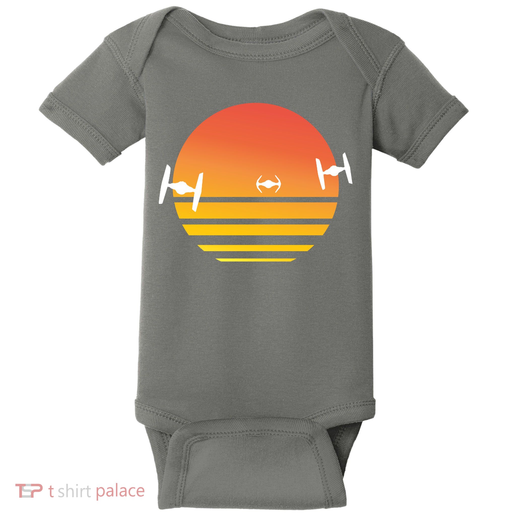 Tie Fighter Sunset Baby Bodysuit