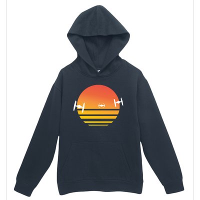 Tie Fighter Sunset Urban Pullover Hoodie