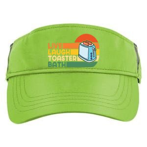 Trendy & Funny Saying Live Laugh Toaster Bath Inspirational Adult Drive Performance Visor