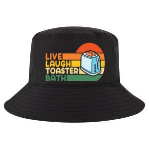 Trendy & Funny Saying Live Laugh Toaster Bath Inspirational Cool Comfort Performance Bucket Hat