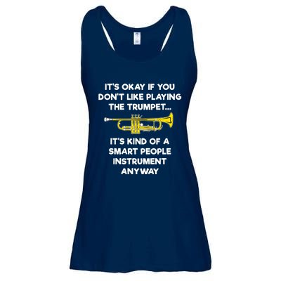 Trumpet Funny Smart People Trumpet Player Ladies Essential Flowy Tank